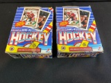 1991-'92 O Pee Chee hockey wax pack boxes (2)