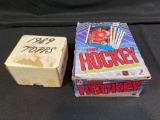 1989 Topps Hockey complete set & 1989 Topps wax pack box