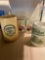 Leisys beer mug, South Bend brewing association, mug, two Coca-Cola easy hospitality glasses