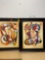 2 framed pcs artwork prints Alfred Gockel