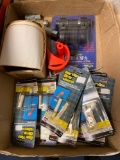 New tools, wrenches, quick change extensions, tape, sandpaper, adhesive, etc.