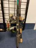 Lot of fishing rods