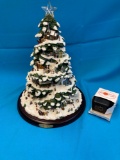 Thomas Kincaid village Christmas tree with adapter