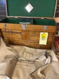 H. Gerstner and sons inc machinists tool box and handbook , solid wood 1961x, excellent condition