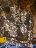 Silver plated tea set