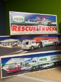 Three hess diecast trucks