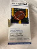 Football latch hook kit new in box