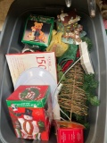 2 Totes full of Christmas decor