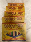 Five new in box doodle stick the atomic age toy