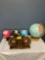 Globes, bookends, miscellaneous