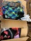 5 boxes of new scarves and hats