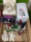 One flat of nice Christmas ornaments, Radco, Lenox, Bronners