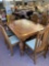 Oak table with 7 chairs missing style