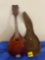 Vintage mandolin with cover, broken strings