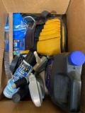 Wheel cleaner, car items, power steering fluid, electrical, drill bits etc