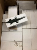 One large box of crocodile figurines