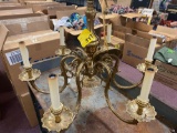 Vintage brass chandelier