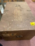 Trunk heavy wood World War 2 German relocation to Cleveland