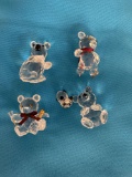 5 Swarovski bears, koala