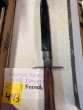 Fighting knife World War European French