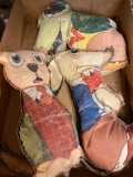 3 1930s Kellogg?s cereal cloth dolls