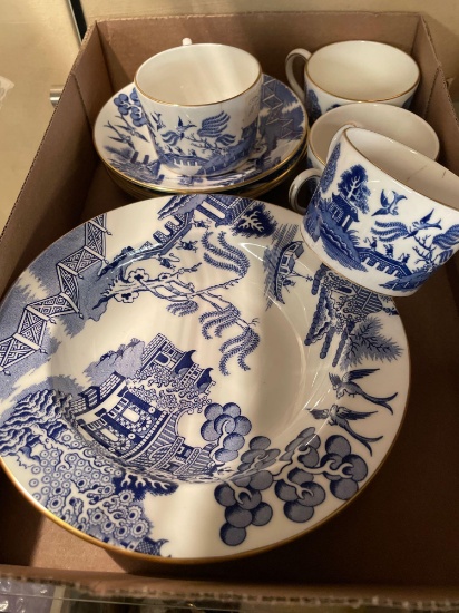 Coalport Blue Willow China