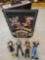 WWE figure case with 4 action figures