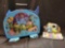 Monster Inc. kid's luggage bag and monsters scream factory piano