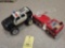 Tonka fire truck and monster truck police SUV