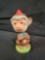 Bobblehead monkey, damage to the back of the head