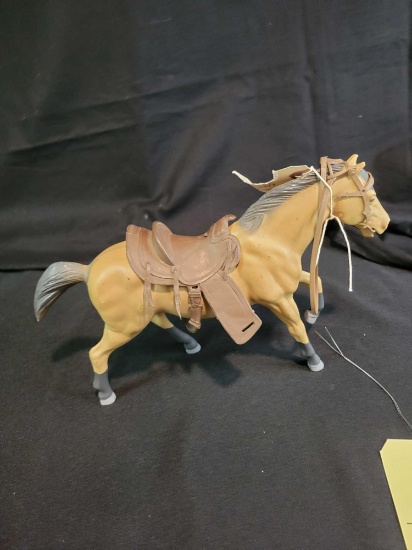 Bonanza horse with saddle