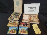 Vintage game, puzzle, model and log jammers