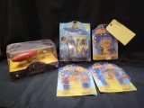The Golden Compass, sea quest, Chicken Run figures and toys