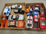 Maisto, action and other assorted diecast and plastic cars