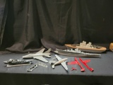 Model ships and planes