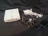 Sega Dreamcast with power cord and fishing controller