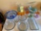 Anchor Hocking ovenware, West Virginia bowl set, art glass bowl, etc.