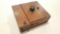 Unusual early antique wooden box camera