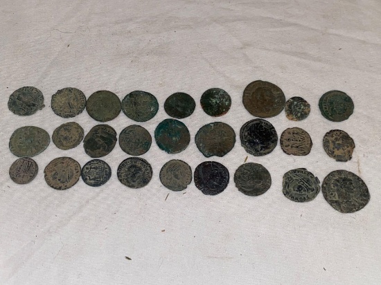 (30) Ancient Roman/Greek coins.