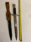 Unmarked German knife w/ metal sheath.