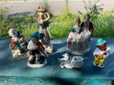 (6) Occupied Japan figurines.