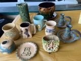 Pottery incl. artist signed.