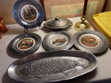 Set of four Bicentennial plates, 22