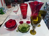 (10) Pcs. Glassware.