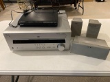 Sony CD/DVD/Video CD (5 disc), Sony SS-MSP75 & SS-CNP75 speakers.