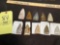 10 Polished Arrowhead Gemstones