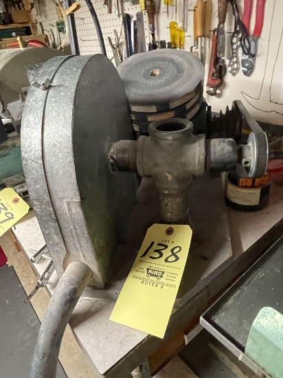 Lapidary sanding polishing wheel