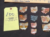 10 Polished Ohio Flint Gems