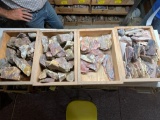 Boxes of slab and raw material