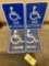 4 Handicap Signs